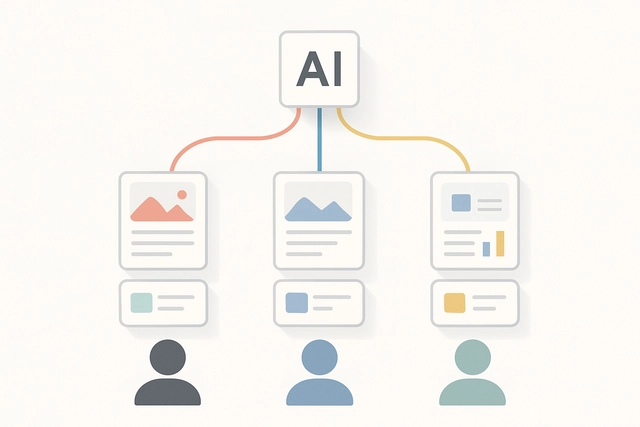 Editorial illustration for Beyond Scheduling: How AI Personalizes Content Effectively